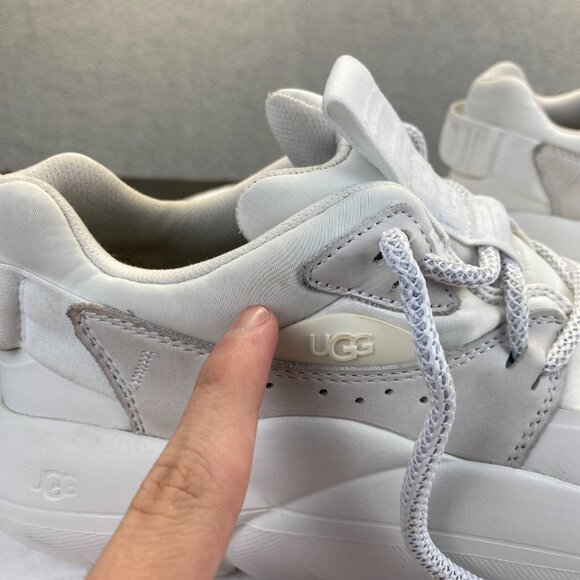 UGG LA CLOUD LOW TRAINER White SNEAKERS SHOES US 8.5,Comfort,Atletic,Women's - Picture 7 of 16